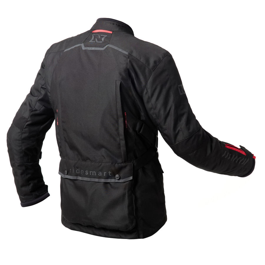 Campera NTO Indiana Hombre Negro / Rojo